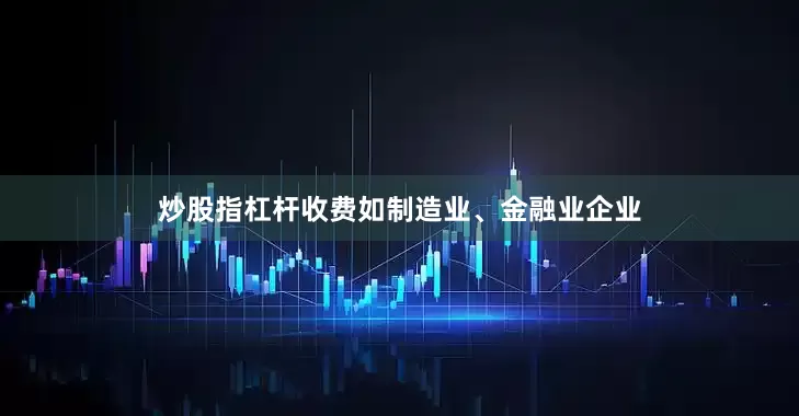 炒股指杠杆收费如制造业、金融业企业